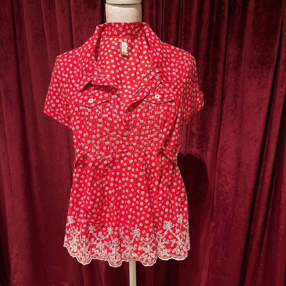 Button Front Blouse. - image 1